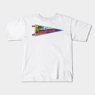 Catalina Island Pennant Kids T-Shirt